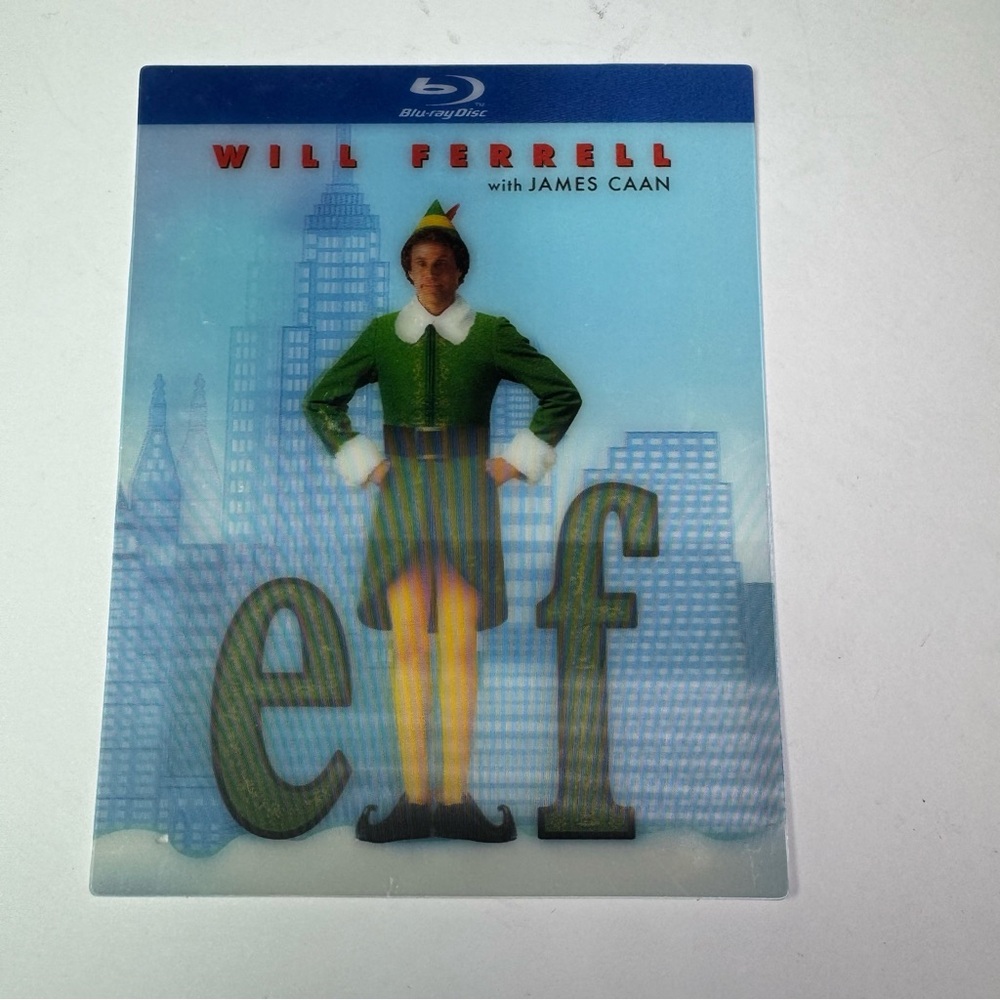 ELF Movie 3D Lenticular Card Blu-ray Disc Cover Only No Case Will Ferrell Xmas